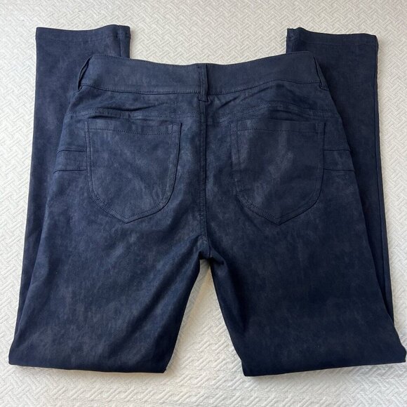 Tristan Women’s Size 10 Blue Pull On Pants Elastic Waist Stretch Pockets - Picture 2 of 9